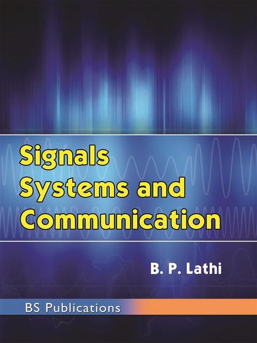 Cover image for Signals, Systems and Communication
